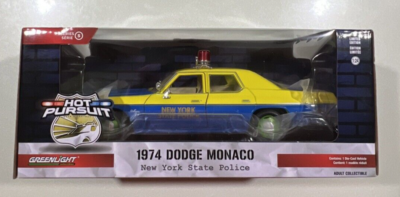 NEW 2023 Greenlight 1974 Dodge Monaco New York State Police Car