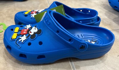 Crocs Disney Mickey Mouse III unisex slip on shoes mens 9/womens 11 Crocs Disney Mickey Mouse Navy Blue Clog Shoes Mens 9 Womens  main image 2