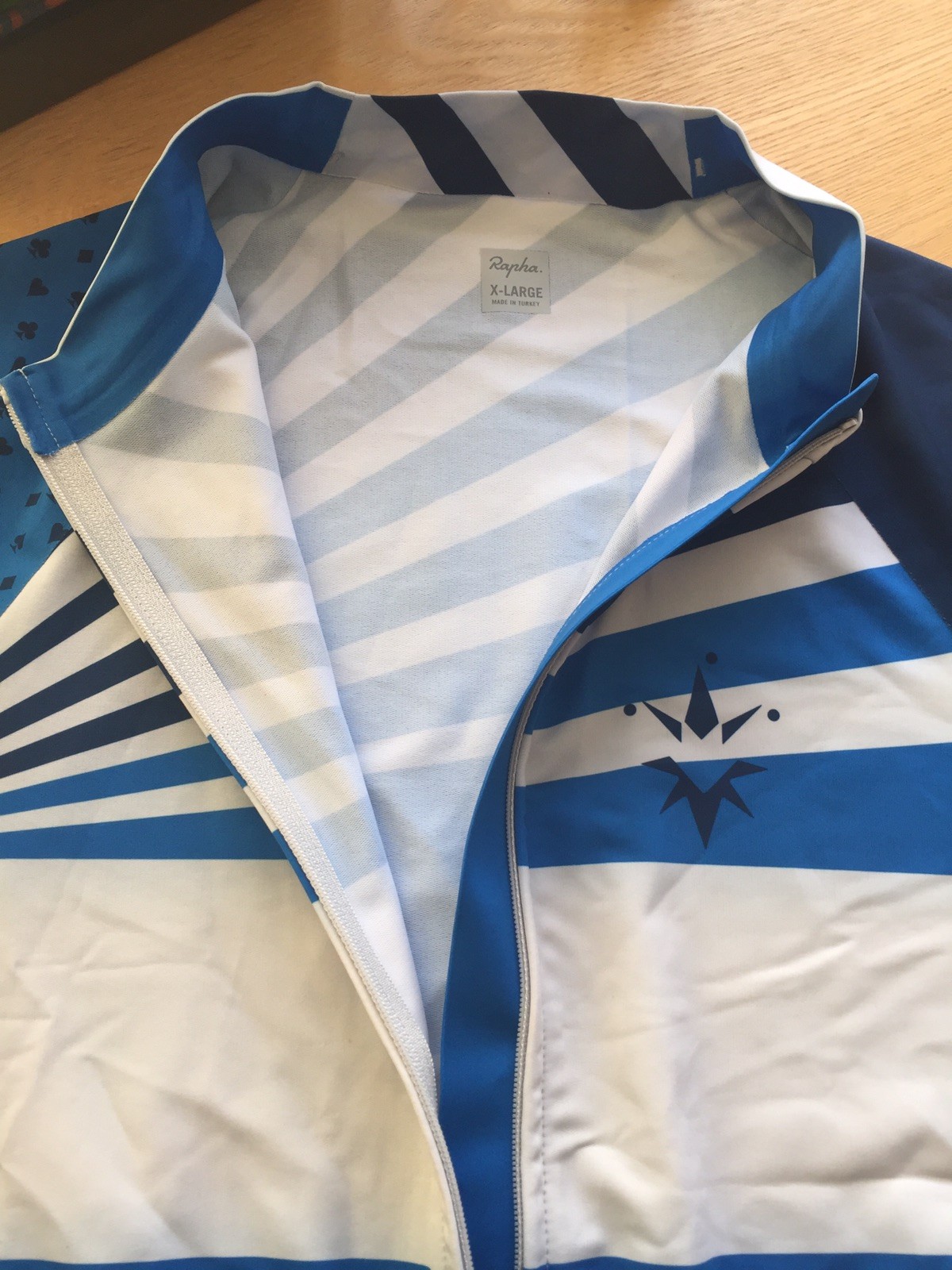 Genuine Rapha Rapha Rapha Blau Trade Team Jersey X Large BNWOT. 864b7b Genuine Rapha Rapha Rapha Blau Trade Team Jersey X Large BNWOT. 864b7b