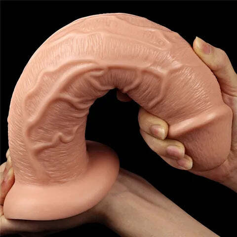 King Sized 11'' Realistic Dildo - Flesh - Picture 4 of 9
