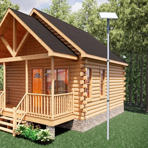 Telescopic Pole with Starlink Gen3 Adaptor 20ft or 25ft for Cabins Beach House