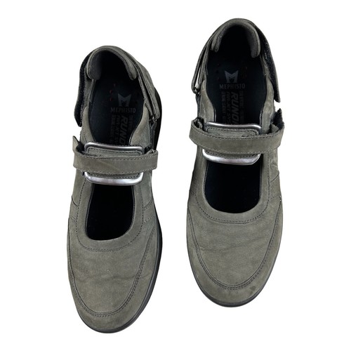Mephisto Runoff Air-Jet Mary Jane Womens Athletic Sneaker Shoe 10 Gray Suede - Picture 2 of 20