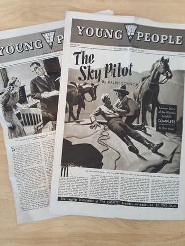 Vintage Young People Weekly  Philadelphia January 19 & 26 1941 - Picture 1 of 4