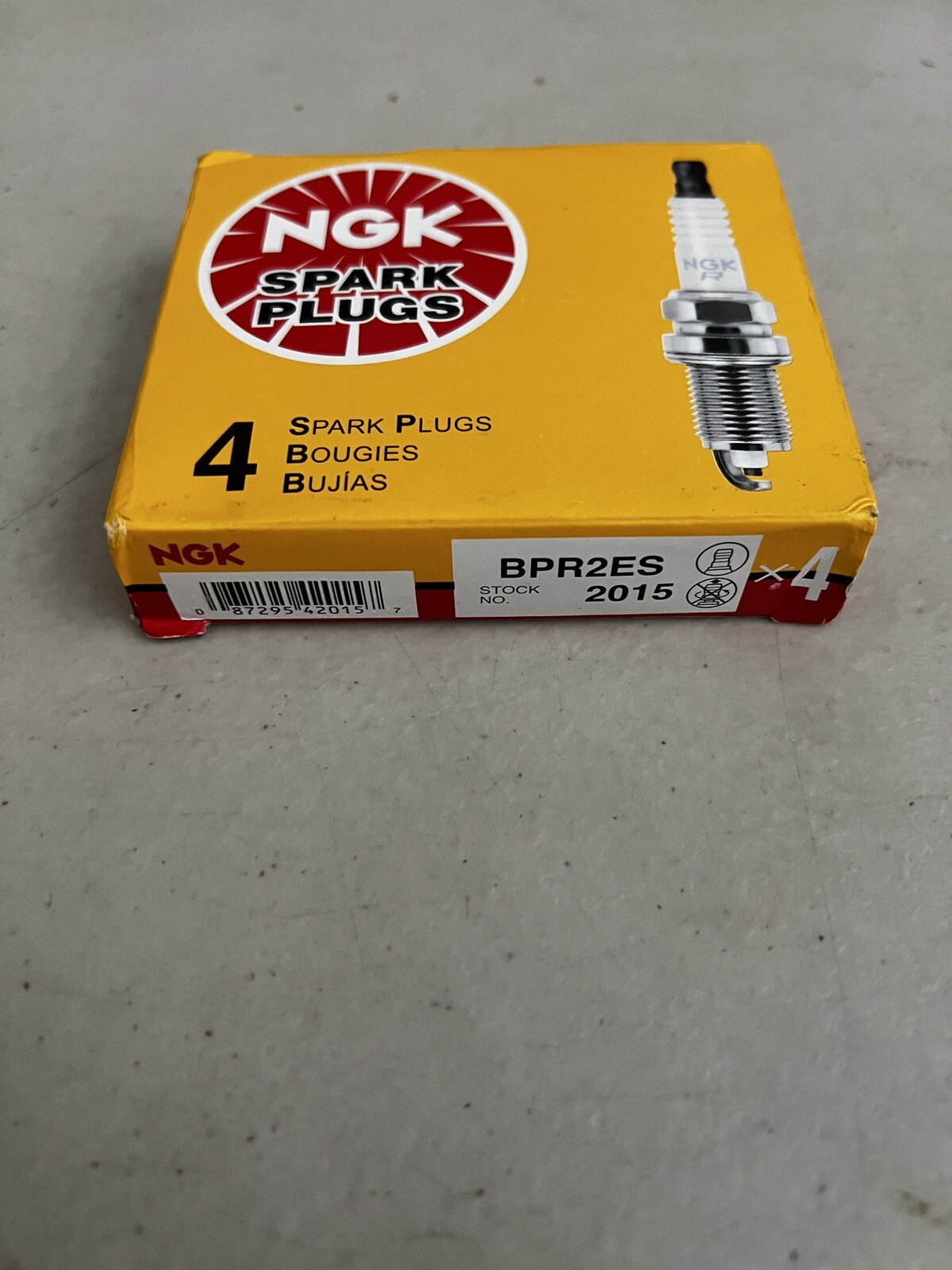 4 Spark Plugs NGK Standard Series Spark Plugs BPR2ES 2015 | eBay