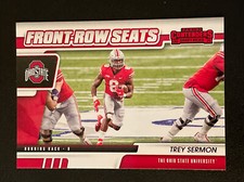 2021 Panini Contenders Draft Picks TREY SERMON Front Row Seats Red Parallel #32
