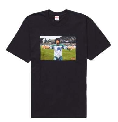 Supreme Maradona Tee - Black - Extra Large - In Hand Ready To Ship