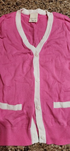 Kids Pink Cardigan - Cardigan - Cardigans - Sweater - Kid Clothes - Girls - Picture 3 of 3