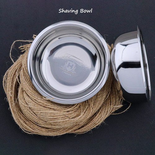 4Pcs Shaving Kit Cut Throat Razor Super Badger Shaving Brush Shaving Soap & Bowl - Picture 6 of 7