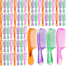100 Pcs Hair Combs Bulk Disposable Individually Wrapped Hair Combs for Hotel She