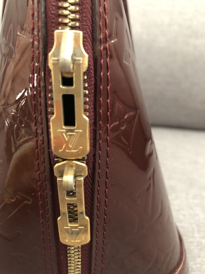 Authentic Louis Vuitton Alma PM Monogram Vernis Leather With Lock Key+ ...