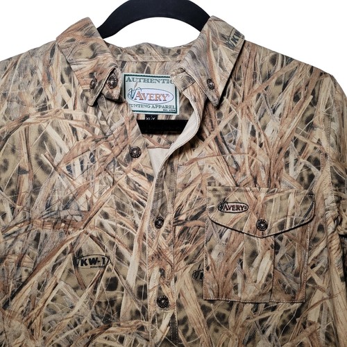Avery Jagdausrüstung Jugend XL Khaki Grass Camo KillerWeed KW-1 Druck Baumwollmischung - Bild 2 von 8