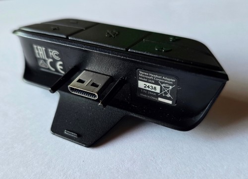Unused Original Black Xbox One Stereo Headset ADAPTER ONLY Model #1626 in Bulk P - Picture 2 of 11