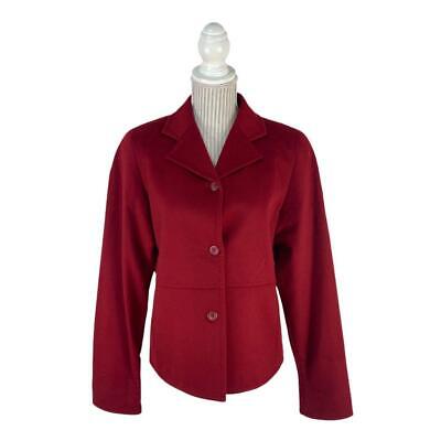 Loro Piana Jacket Short Coat 100% Cashmere Red From Japan Loro Piana Jacket Short Coat 100% Cashmere Red From Japan
