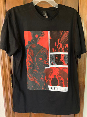 New I PREVAIL Manga TShirt Shirt Black Size Medium Rock Band Black Last One !