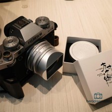 Metal Lens Hood For Voigtlander 27MM F2 18mm f2.8 Lens Aluminium Alloy With Cap