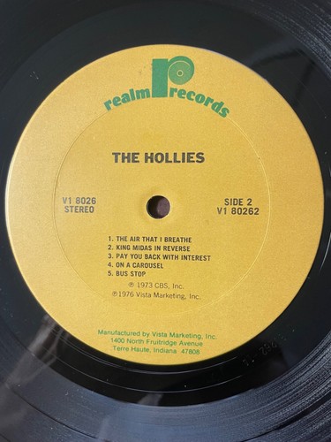 VERY RARE The Hollies – Vol. 1 2X-LP Realm Records – 2V 8026 VG - Picture 8 of 9