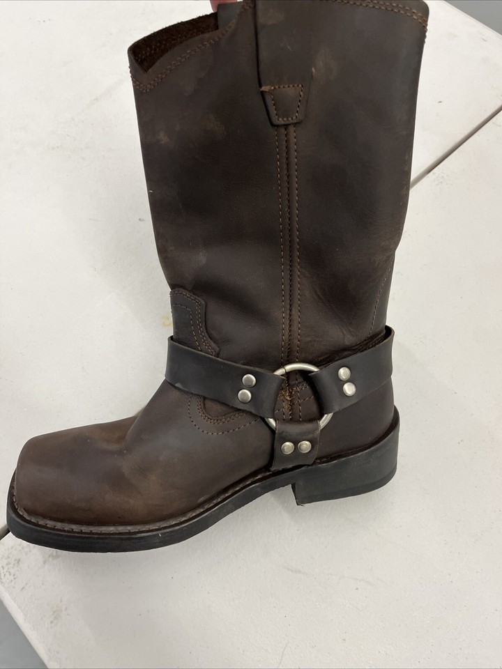 Cody James Leather Motorcycle Riding Western Work Boots Men Size 7M