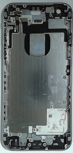 OEM Rear Housing (Silver) - Button Flex - iPhone 6 - A1586 - Picture 2 of 4