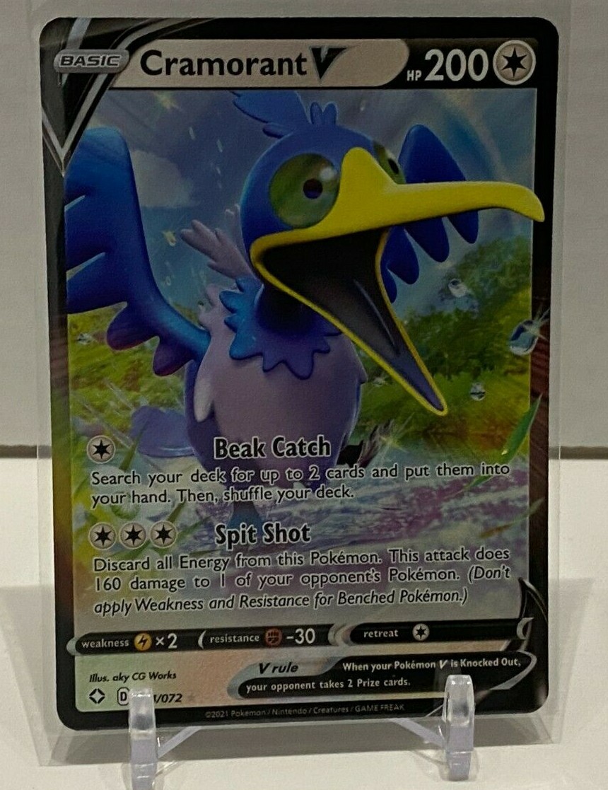 Pokémon - Sword & Shield Shining Fates - Cramorant V 54/72 NM