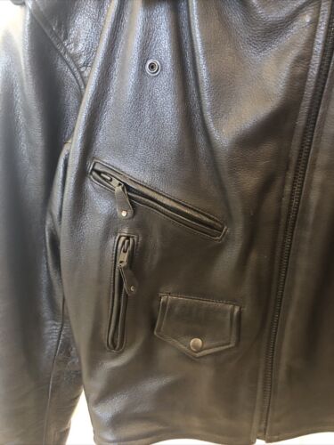 Jamin Leather Women’s Motorcycle Jacket Sz 12 Thinsulate Liner VG+ - Picture 3 of 13