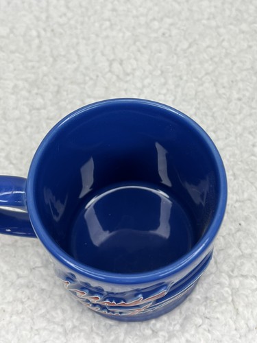 NASCAR Mark Martin #6 Coffee Cup Mug Blue Embossed 3D Vintage Roush Racing 6 - Picture 6 of 9