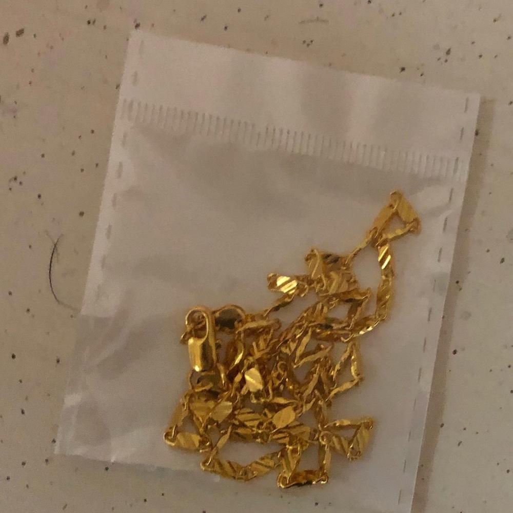 Fashion Thin Solid Versatile Chain Necklace - image 1