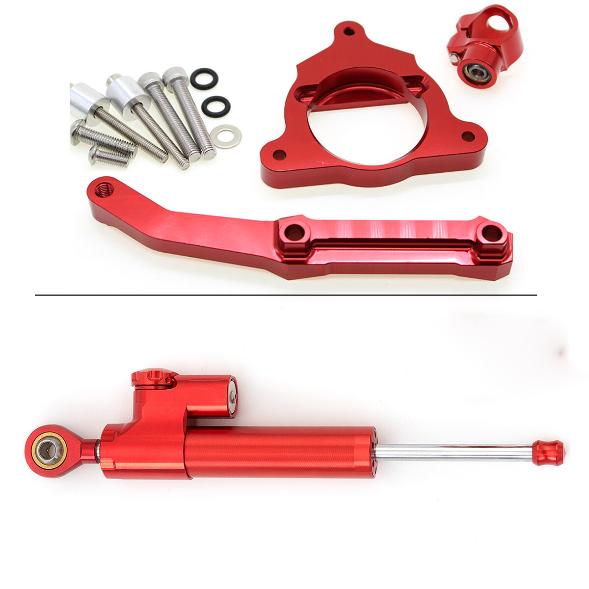 For Kawasaki Z800 2013-2015 CNC Steering Damper Stabilizer&Bracket