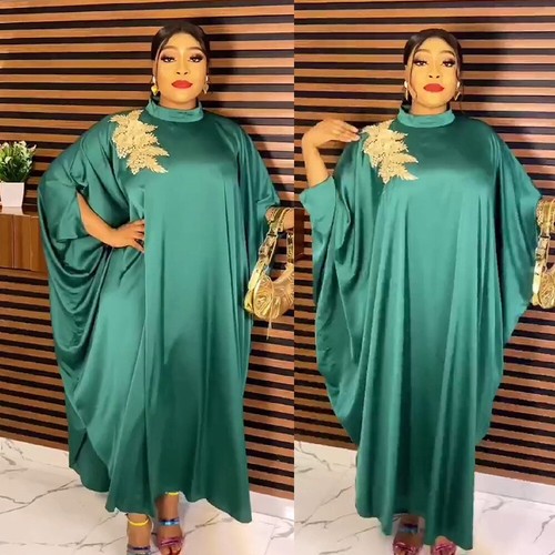 Marokkanische Abaya Damen muslimisches langes Maxikleid Abend Kaftan afrikanische Kleider Kleid - Bild 15 von 34