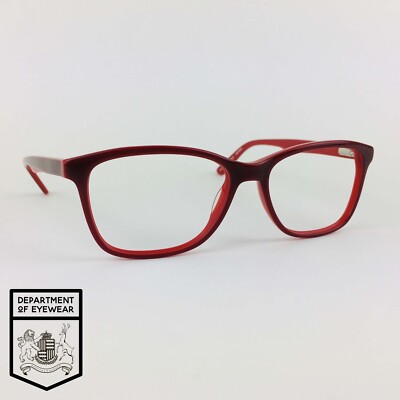 SPECSAVERS Brille BICOLOR ROT ECKIG Brillengestell MOD: FUCHIA 25670325
