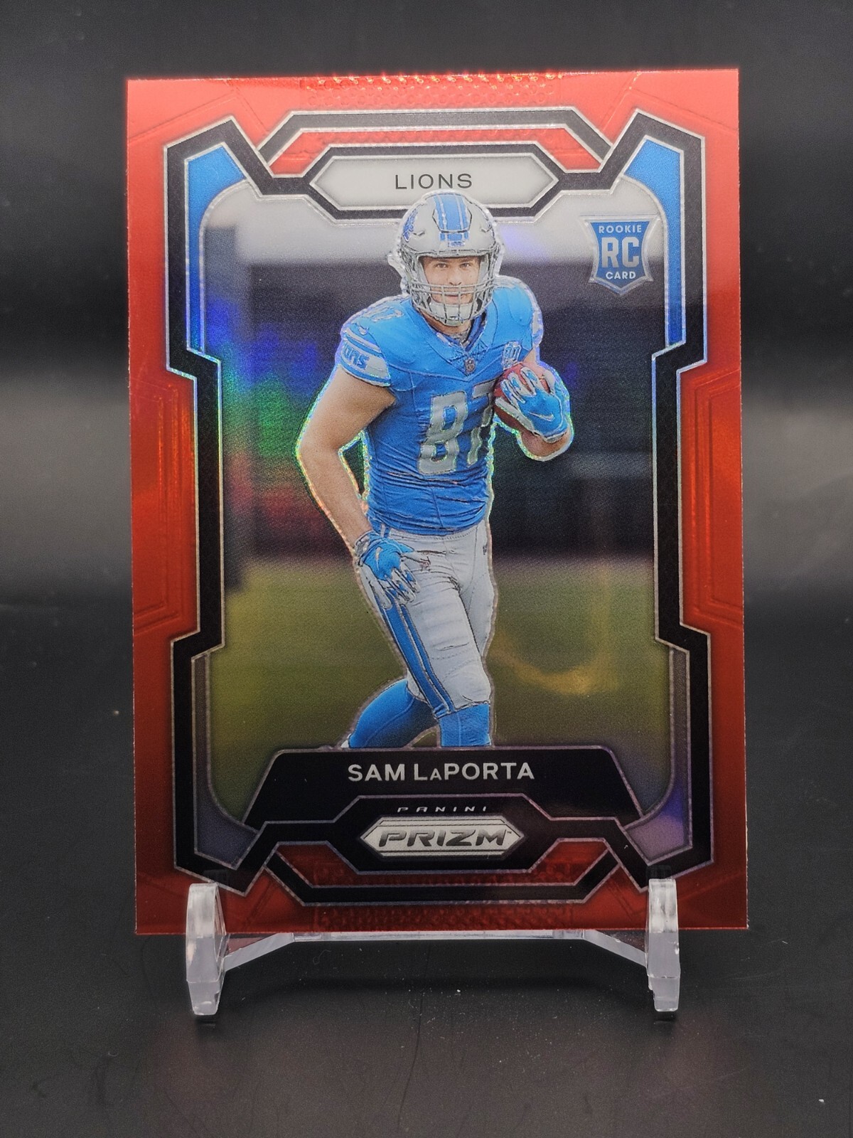 2023 Panini Prizm - Rookie Red Prizm SSP #332 Sam LaPorta (RC)