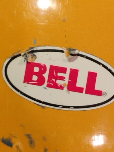 Vintage 1970s Bell Moto 3 Helmet Yellow 7 1/2 Moto Peak Paulson Visor - Bild 22 von 22