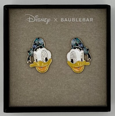 Disney X BaubleBar Donald Duck Earrings NIB!