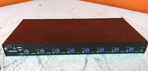 Interruptor KVM TrippLite NetDiretor B024-DPU08 1U 4K/60Hz defectuoso sin fuente de alimentación como está - Imagen 5 de 7