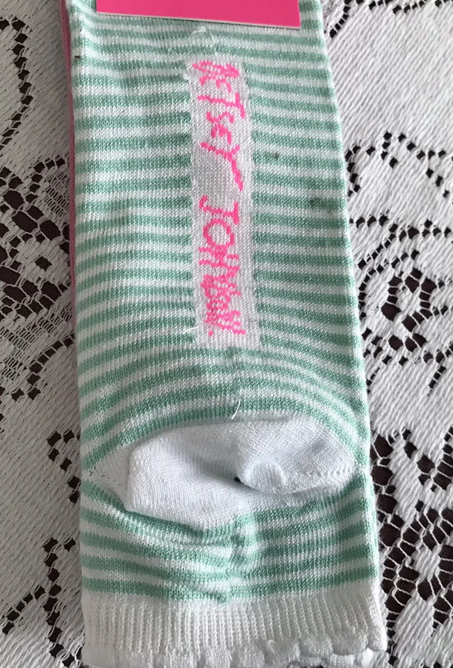 Mujeres Betsey Johnson Corte Bajo Talla 9-11 - 3 Pares Súper Suave/Colores Surtidos Nuevo Foto 2 de 4