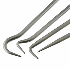 Hook and pick set removal tool extra long total length 380mm 4pc by BERGEN AT18