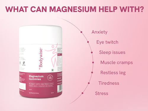 Be-Bodywise | Magnesiumglycinat Gummis - für erholsamen Schlaf & weniger Stress - 60N - Bild 3 von 47