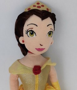 Disney store Beauty And the Beast Princess Belle Soft Doll 17â Plush Stuffed | eBay