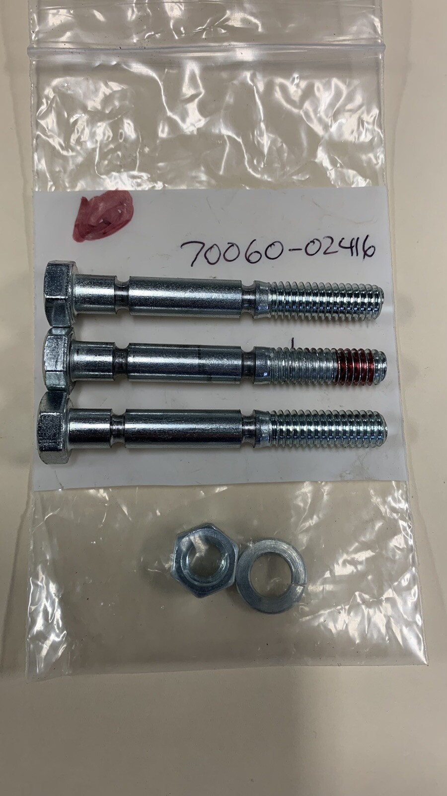 10Snowblower GR2707 GR2728 T2724 Shear Bolts Kubota Part 7006002416