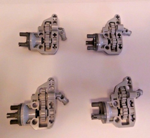 LEGO Technic 4x Steering Portal Axle, Complete with hub gear - new genuine parts - Picture 2 of 7