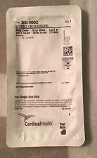 Cardinal Health Sterile OR Scissors SSI-0002 Single Use Only Exp 10-4-2026