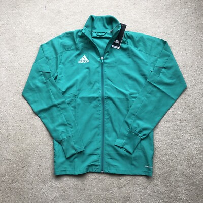 Adidas Aeroready Con20 Track Laufjacke Grün Größe XS Neu Mit Etikett