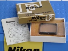 Nikon F focusing screen type D with IB/BOX, US SELLER "LQQK" NICE