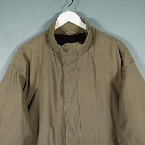 VINTAGE Timberland Weathergear Jacket Mens Extra Large Army Green Full Zip Coat - Picture 3 of 22