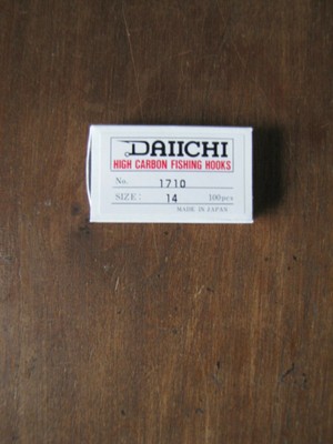 Fly Tying Daiichi 1710 2X-Long Nymph Fly Hooks size #12-100 count box