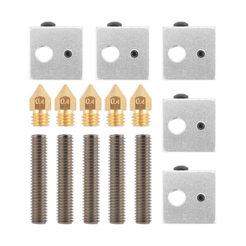 Print Extruder Nozzle Brass Heater Block For MK8 Makerbot 3D Printer Anet A8 - Picture 1 of 7