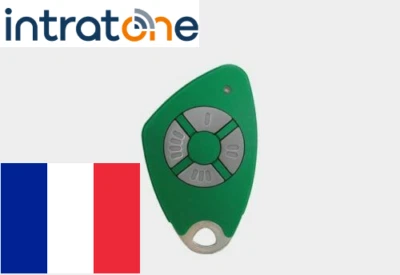 INTRATONE - 09-0119 - TÉLÉCOMMANDE HF 4 CANAUX BI-TECHNOLOGIE MIFARE 868 Mhz