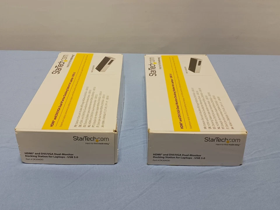 *LOT OF 2* StarTech HDMI and DVI/VGA Dual-Monitor Docking Station DK30ADD - Image 4 of 4