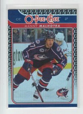 09/10 OPC Columbus Blue Jackets Manny Malhotra Rainbow card #350
