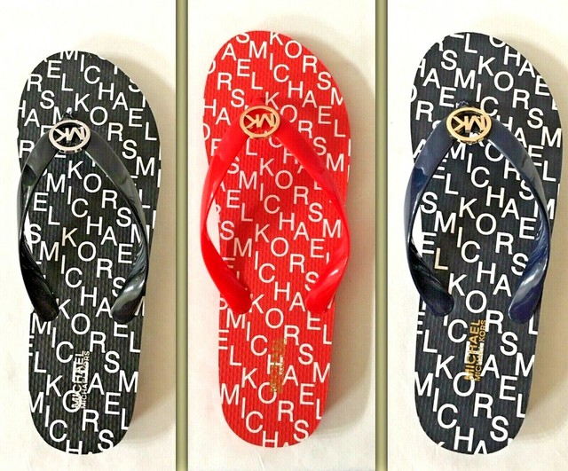 michael kors womens flip flops