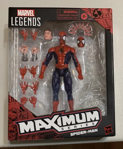 Marvel Legends Maximum Series Spider-Man Collectible 6" Action Figure by Hasbro